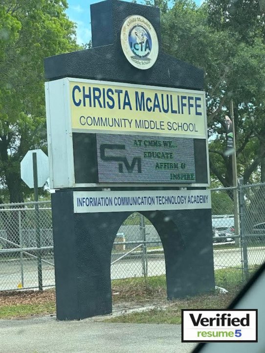 CHRISTA McAULIFFE